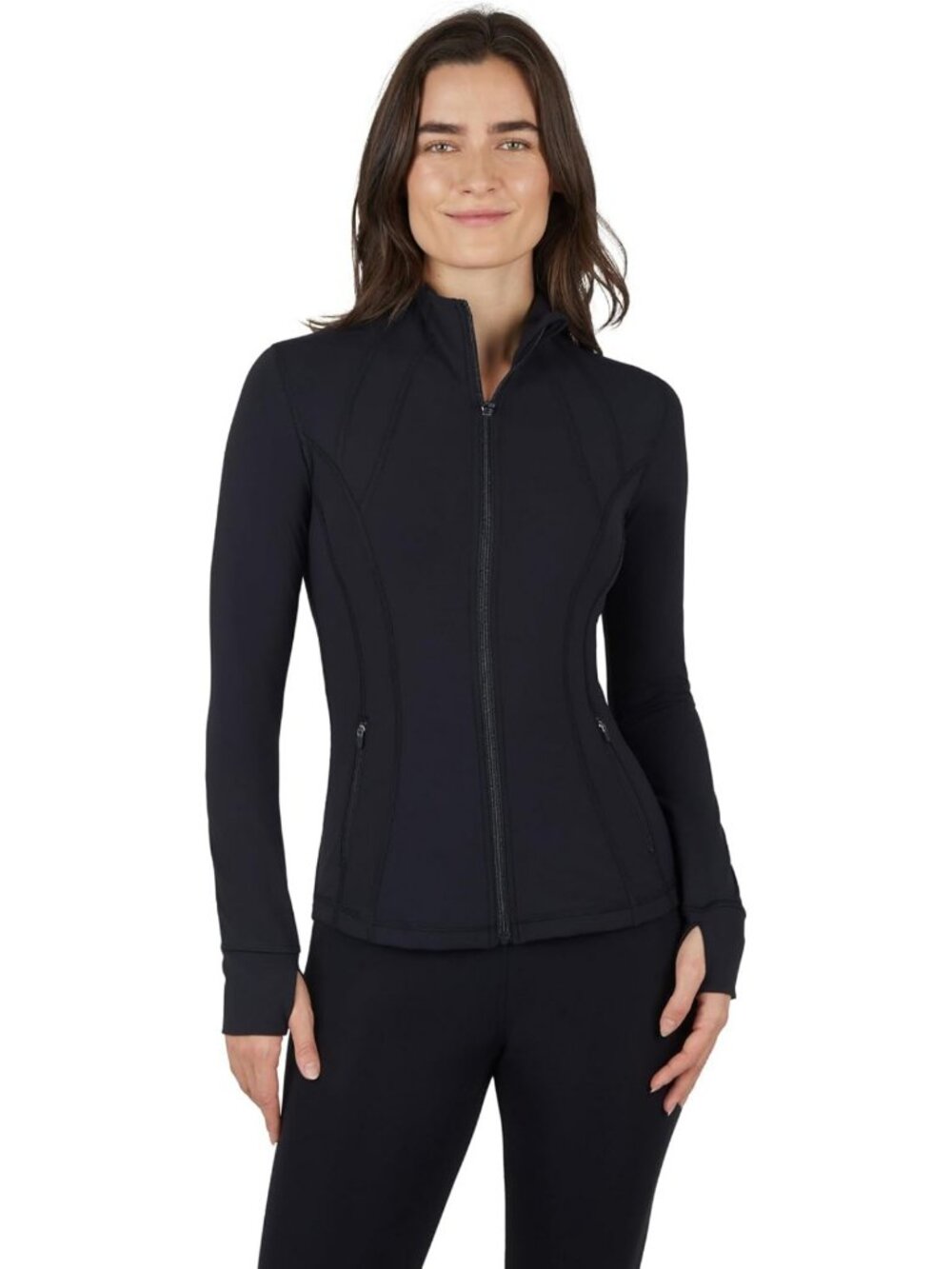 Ultra Soft Lightweight Full Zip Yoga Jacket with Pockets for Women - Perfect for